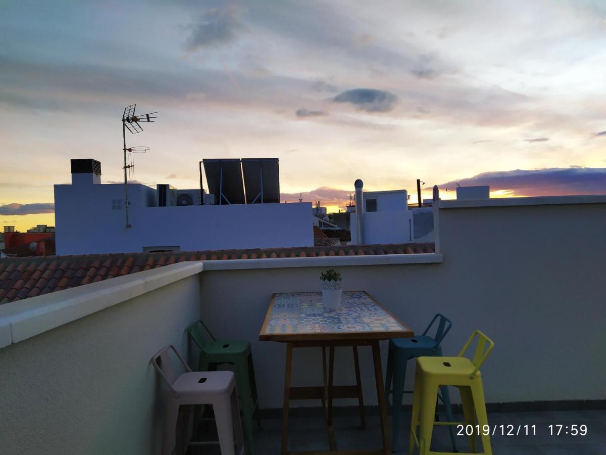 Centro Malaga Atico Valdeazores gran terraza privada Exterior foto