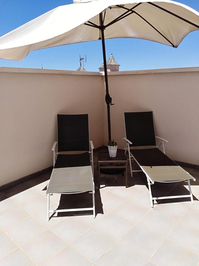 Centro Malaga Atico Valdeazores gran terraza privada Exterior foto